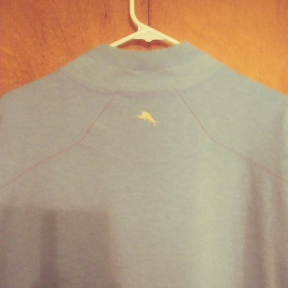 Tommy Bahama Quarter Zip Long Sleeve Shirt - Picture 3 of 4
